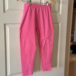 Vibrant Pink Kids Leggings